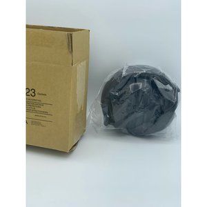 Noise reducing safety ear muff ear protection solid black 1pk
